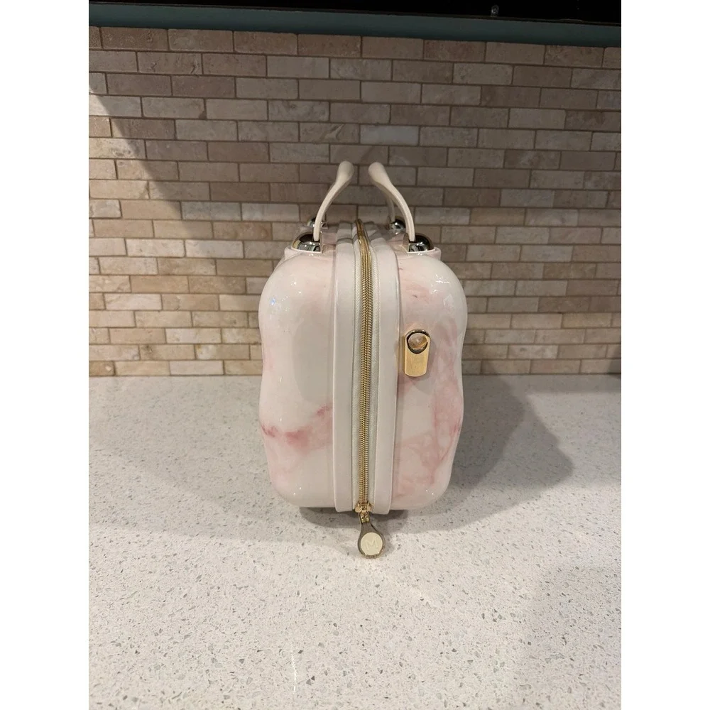 Marcy McKenna 2 in 1 Beauty Case Ivory‎ Pink